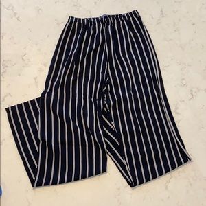 Brandy Melville Striped Flowy Pants